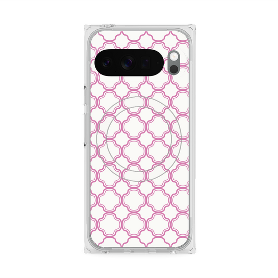 Premium Square Case with Pixelsnap［ Moroccan3 - Pink ］