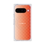 Premium Square Case with Pixelsnap［ CASEPLAY Check - Orange ］