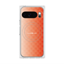 Premium Square Case with Pixelsnap［ CASEPLAY Check - Orange ］