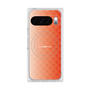 Premium Square Case with Pixelsnap［ CASEPLAY Check - Orange ］