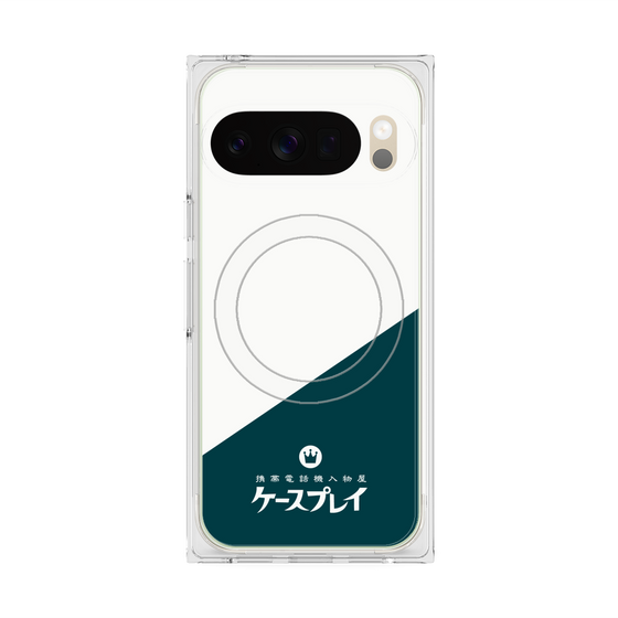 Premium Square Case with Pixelsnap［ CASEPLAY Retro - Green ］