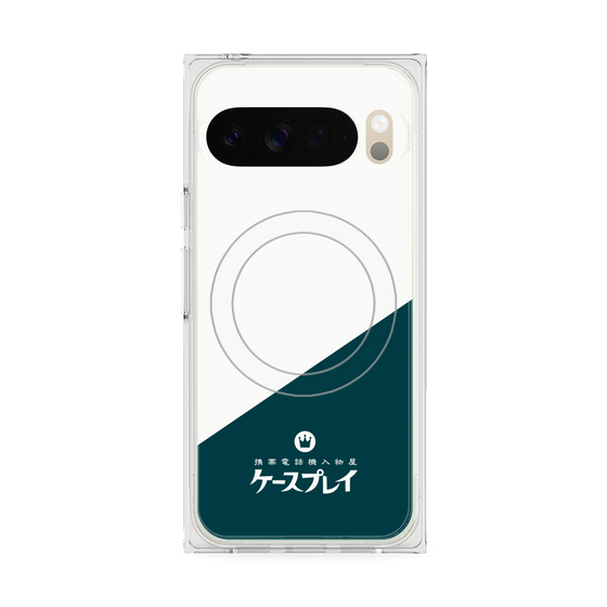 Premium Square Case with Pixelsnap［ CASEPLAY Retro - Green ］