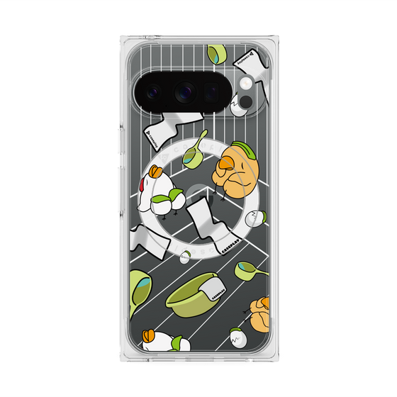 Premium Square Case with Pixelsnap［ Original - Bird Sauna ］