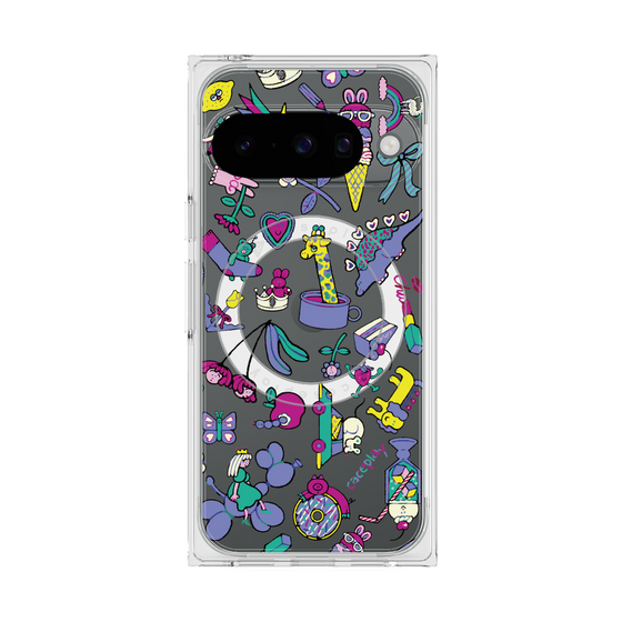 Premium Square Case with Pixelsnap［ Original - Mystery Toy Box ］