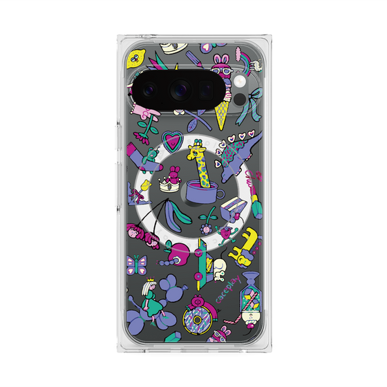 Premium Square Case with Pixelsnap［ Original - Mystery Toy Box ］