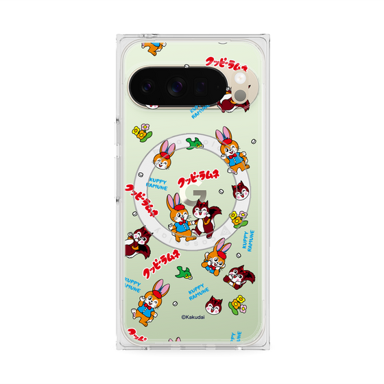 Premium Square Case with Pixelsnap［ Kuppy Ramune - Kuppy and Ram ］