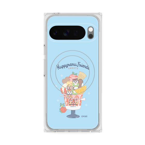 Premium Square Case with Pixelsnap［ Kuppyramu Friends - Sweets ］
