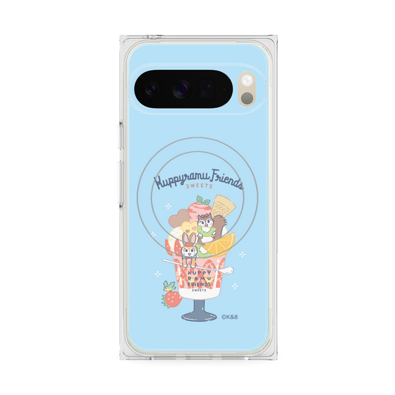 Premium Square Case with Pixelsnap［ Kuppyramu Friends - Sweets ］