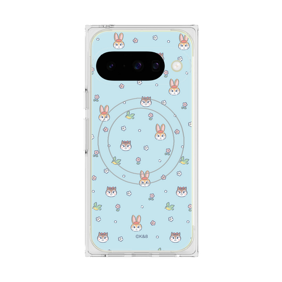 Premium Square Case with Pixelsnap［ Kuppyramu Friends - Illustration ］