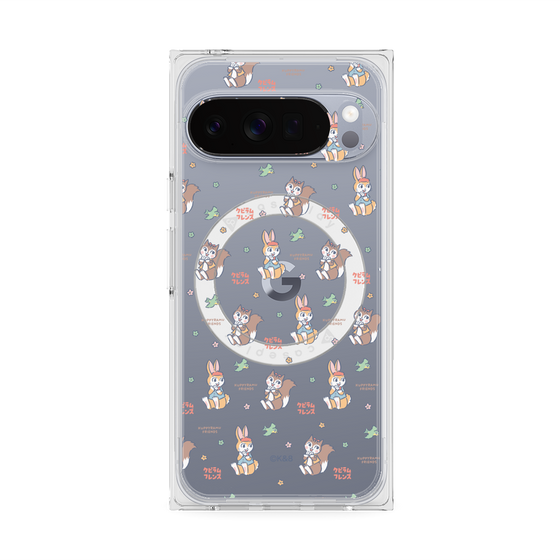 Premium Square Case with Pixelsnap［ Kuppyramu Friends - Face ］