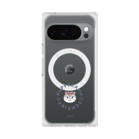 Premium Square Case with Pixelsnap［ Kuppyramu Friends - Logo - Ram ］