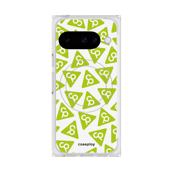 Premium Square Case with Pixelsnap［ Original - CASEPLAY Logo Mark - Green ］