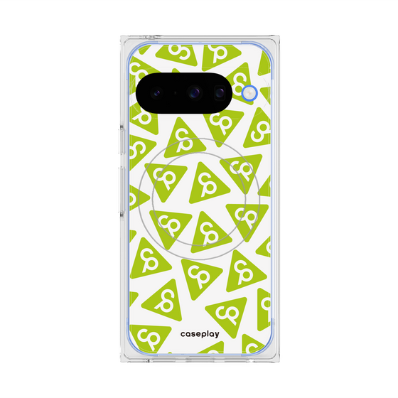 Premium Square Case with Pixelsnap［ Original - CASEPLAY Logo Mark - Green ］