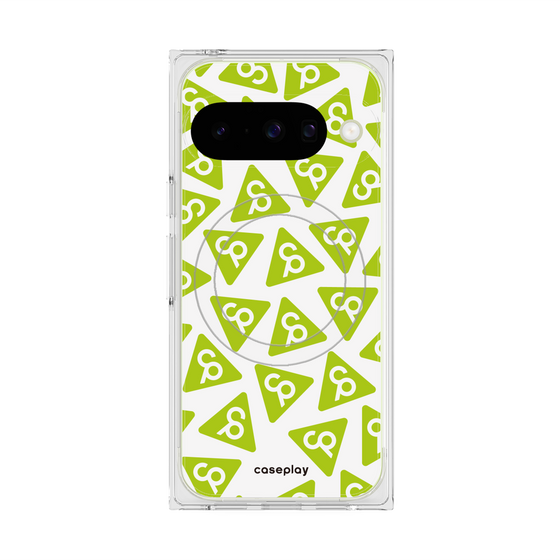 Premium Square Case with Pixelsnap［ Original - CASEPLAY Logo Mark - Green ］