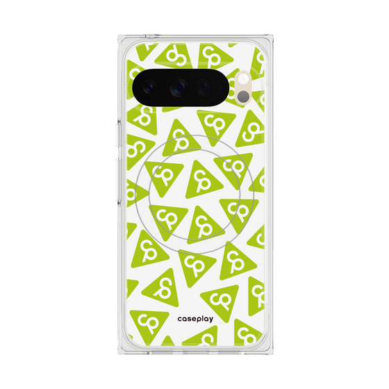 Premium Square Case with Pixelsnap［ Original - CASEPLAY Logo Mark - Green ］
