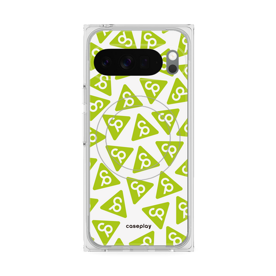 Premium Square Case with Pixelsnap［ Original - CASEPLAY Logo Mark - Green ］