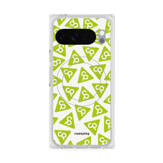 Premium Square Case with Pixelsnap［ Original - CASEPLAY Logo Mark - Green ］