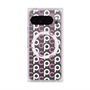 Premium Square Case with Pixelsnap［ Original - CASEPLAY Initial All-over Pattern - Pink ］