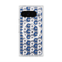 Premium Square Case with Pixelsnap［ Original - CASEPLAY Initial All-over Pattern - Navy ］
