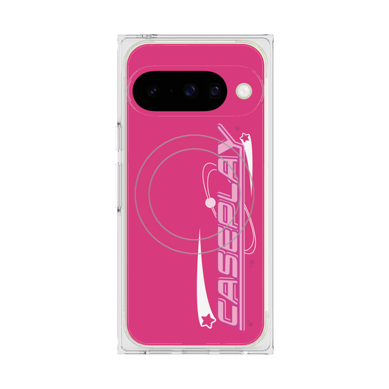 Premium Square Case with Pixelsnap［ Original - Y2K Arrange - Pink ］