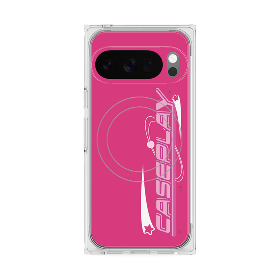 Premium Square Case with Pixelsnap［ Original - Y2K Arrange - Pink ］