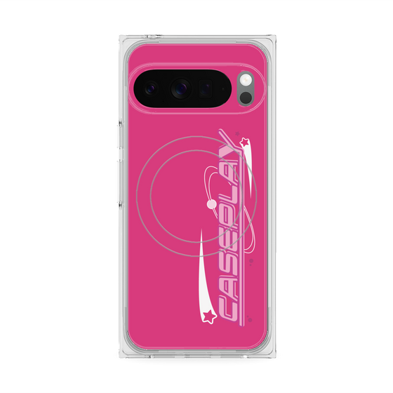 Premium Square Case with Pixelsnap［ Original - Y2K Arrange - Pink ］