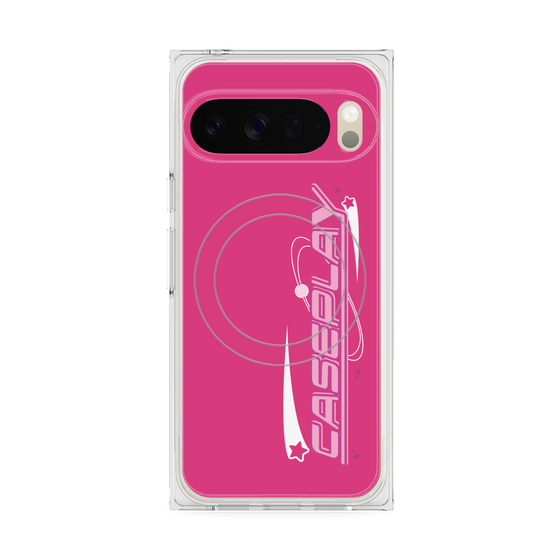 Premium Square Case with Pixelsnap［ Original - Y2K Arrange - Pink ］