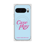 Premium Square Case with Pixelsnap［ Original - ENJOY YOUR OWN DAY - Light Blue ］