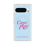 Premium Square Case with Pixelsnap［ Original - ENJOY YOUR OWN DAY - Light Blue ］