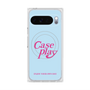 Premium Square Case with Pixelsnap［ Original - ENJOY YOUR OWN DAY - Light Blue ］