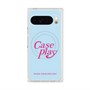 Premium Square Case with Pixelsnap［ Original - ENJOY YOUR OWN DAY - Light Blue ］