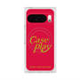 Premium Square Case with Pixelsnap［ Original - ENJOY YOUR OWN DAY - Red ］