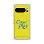 Premium Square Case with Pixelsnap［ Original - ENJOY YOUR OWN DAY - Yellow ］