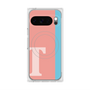 Premium Square Case with Pixelsnap［ Original - initial color line - T pink ］