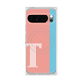 Premium Square Case with Pixelsnap［ Original - initial color line - T pink ］