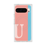 Premium Square Case with Pixelsnap［ Original - initial color line - U pink ］