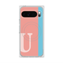 Premium Square Case with Pixelsnap［ Original - initial color line - U pink ］