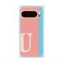 Premium Square Case with Pixelsnap［ Original - initial color line - U pink ］