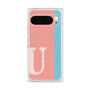 Premium Square Case with Pixelsnap［ Original - initial color line - U pink ］