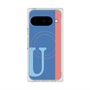 Premium Square Case with Pixelsnap［ Original - initial color line - U blue ］