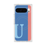 Premium Square Case with Pixelsnap［ Original - initial color line - U blue ］