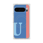Premium Square Case with Pixelsnap［ Original - initial color line - U blue ］