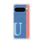 Premium Square Case with Pixelsnap［ Original - initial color line - U blue ］