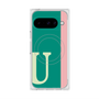 Premium Square Case with Pixelsnap［ Original - initial color line - U green ］