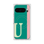 Premium Square Case with Pixelsnap［ Original - initial color line - U green ］