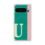 Premium Square Case with Pixelsnap［ Original - initial color line - U green ］