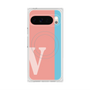 Premium Square Case with Pixelsnap［ Original - initial color line - V pink ］