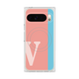 Premium Square Case with Pixelsnap［ Original - initial color line - V pink ］