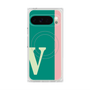 Premium Square Case with Pixelsnap［ Original - initial color line - V green ］