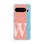 Premium Square Case with Pixelsnap［ Original - initial color line - W pink ］